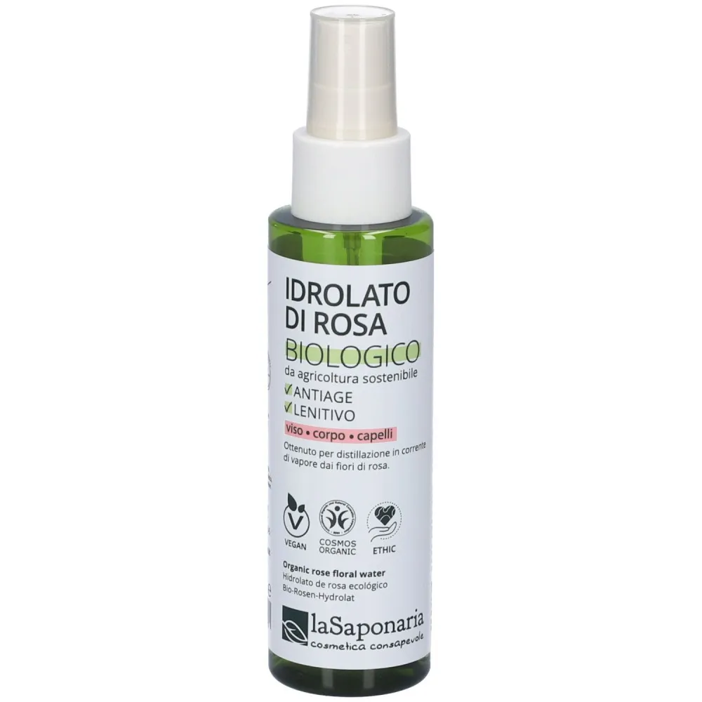 laSaponaria Woda kwiatowa różana BIO (100 ml)