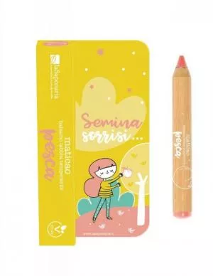laSaponaria Maticao Tinted Lip Balm in Pencil - Peach (2,5 g)