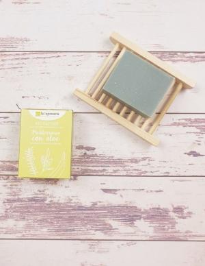 Mydło oliwkowe pełne BIO - zioła śródziemnomorskie z aloesem (100 g)