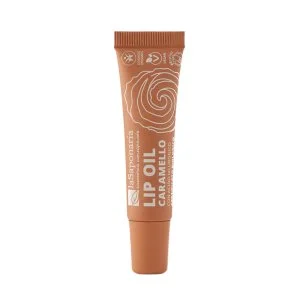 laSaponaria Odżywczy olejek do ust z karmelem BIO - Warm Nude (12 ml) - dla lśniących i głęboko odżywionych ust