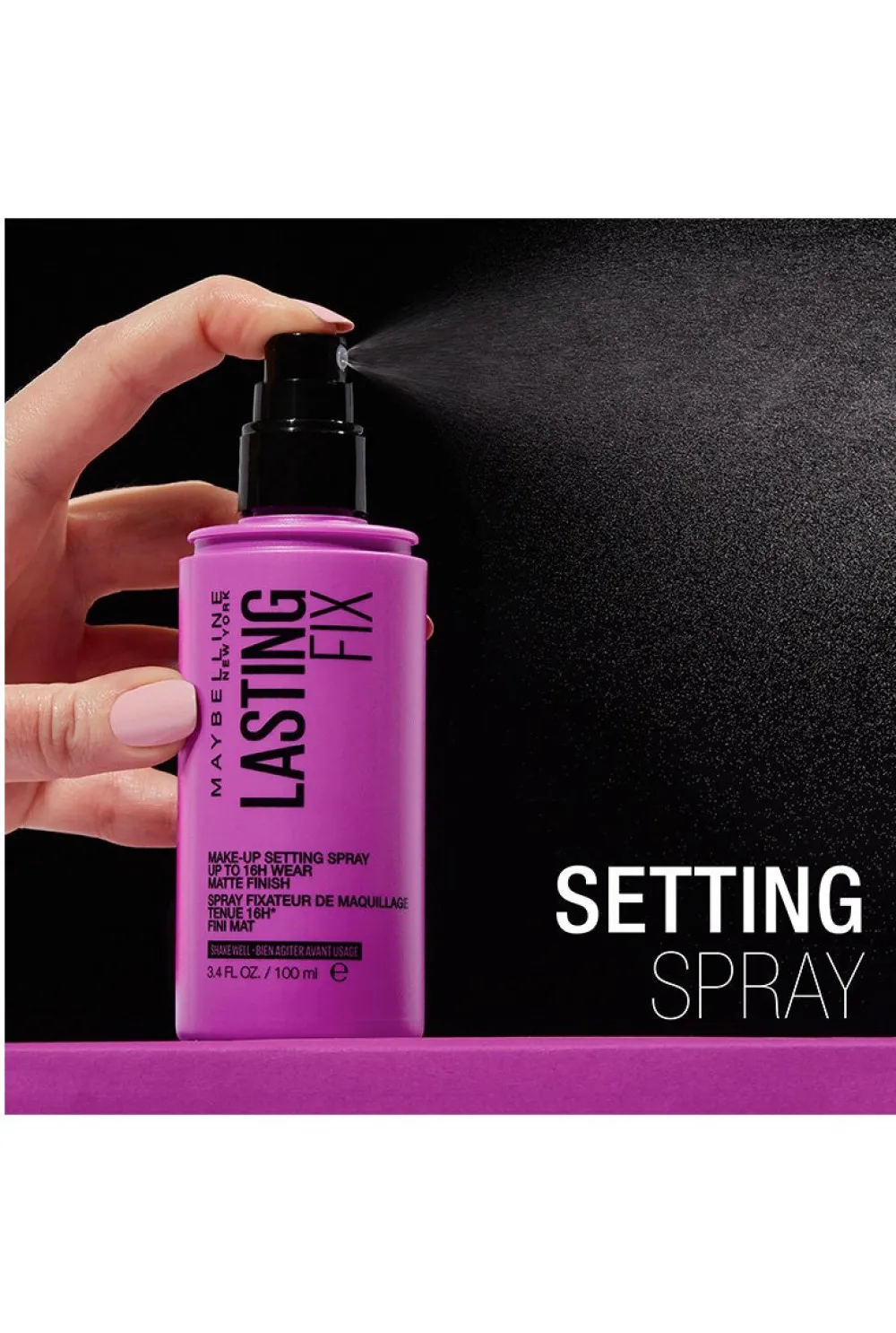 Lasting Fix spray utrwalający do makijażu, matowe wykończenie 100 ml