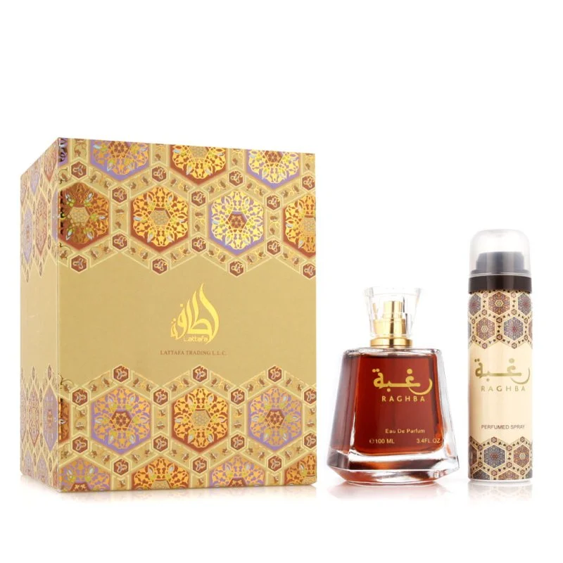 Raghba woda perfumowana unisex 100 ml + dezodorant w sprayu 50 ml