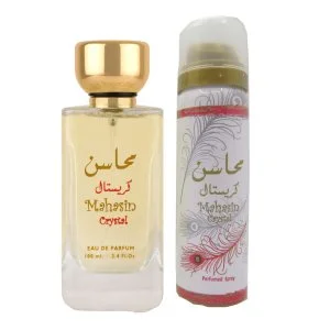 Lattafa Mahasin Crystal U woda perfumowana 100 ml + 50 ml dezodorant