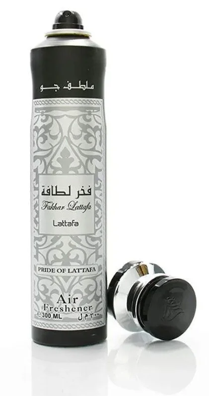 Fakhar Man zestaw upominkowy - woda perfumowana 100 ml + perfumowany spray 200 ml + odświeżacz powietrza 300 ml
