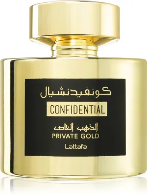 Lattafa Confidential Private Gold woda perfumowana unisex 100 ml