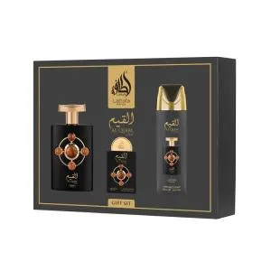 Lattafa Pride Al Qiam Gold EDP 100 ml + EDP 20 ml + DEO w sprayu 200 ml UNISEX