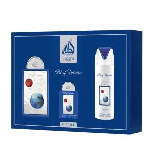 Lattafa Pride Art Of Universe EDP 100 ml + EDP 20 ml + DEO w sprayu 200 ml UNISEX