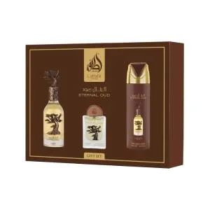 Lattafa Lattafa Pride Eternal Oud EDP 100 ml + EDP 20 ml + DEO w sprayu 200 ml UNISEX
