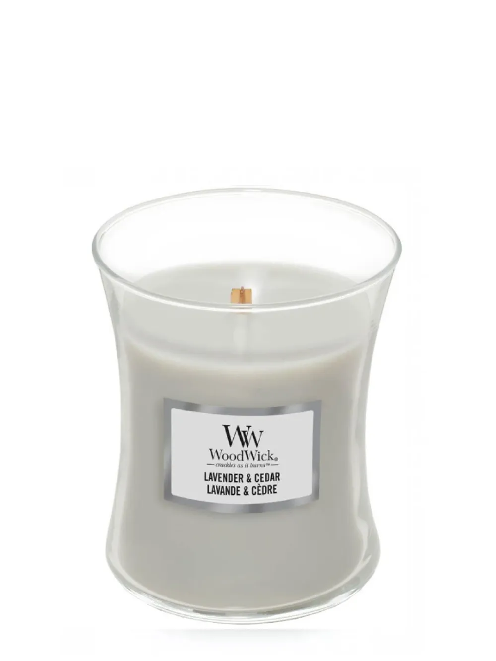 Lavender & Cedar świeca zapachowa z drewnianym knotem 275 g