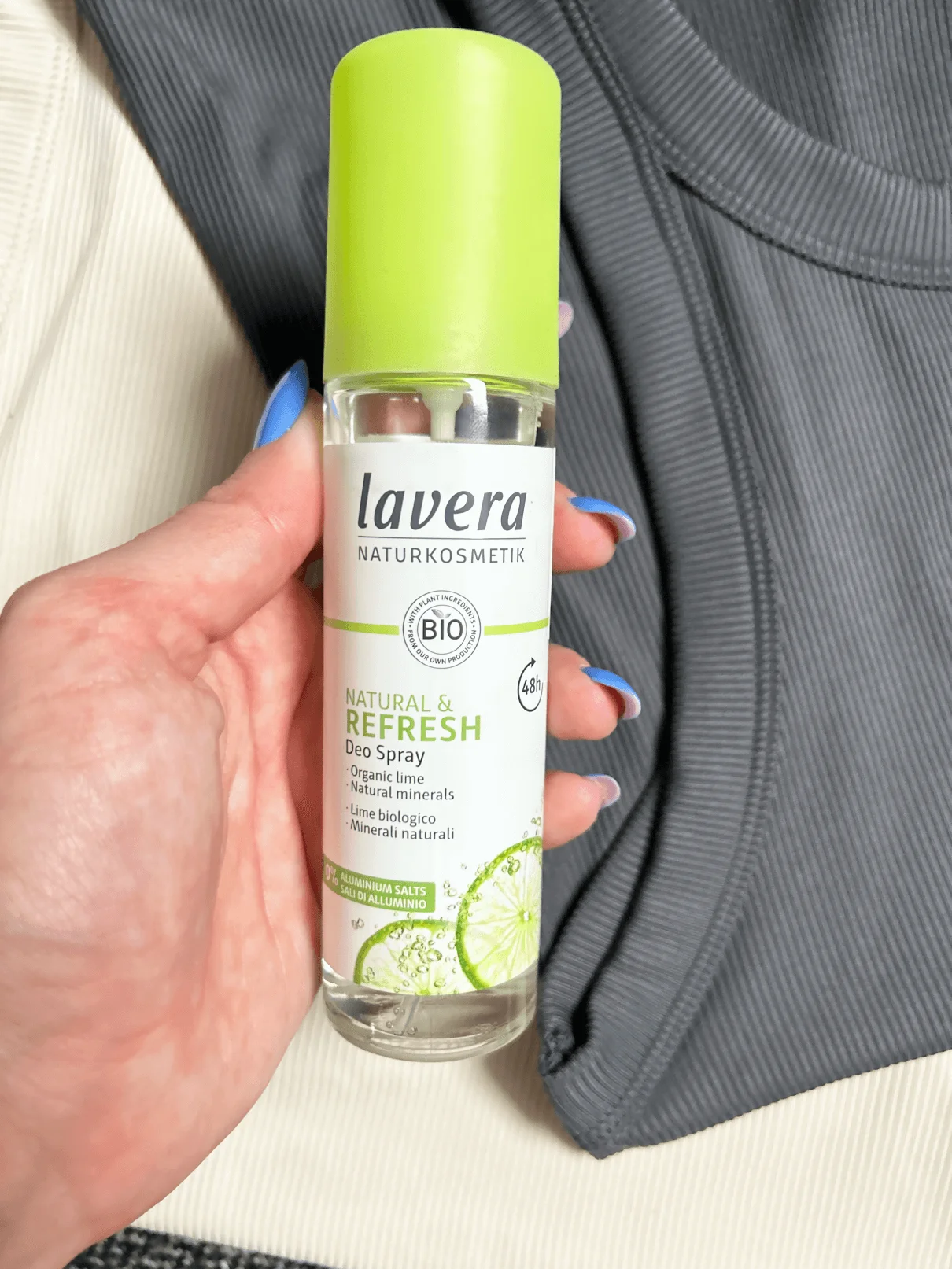 Lavera Dezodorant w sprayu Refresh - limonkowy (75 ml) - ochrona do 48 godzin