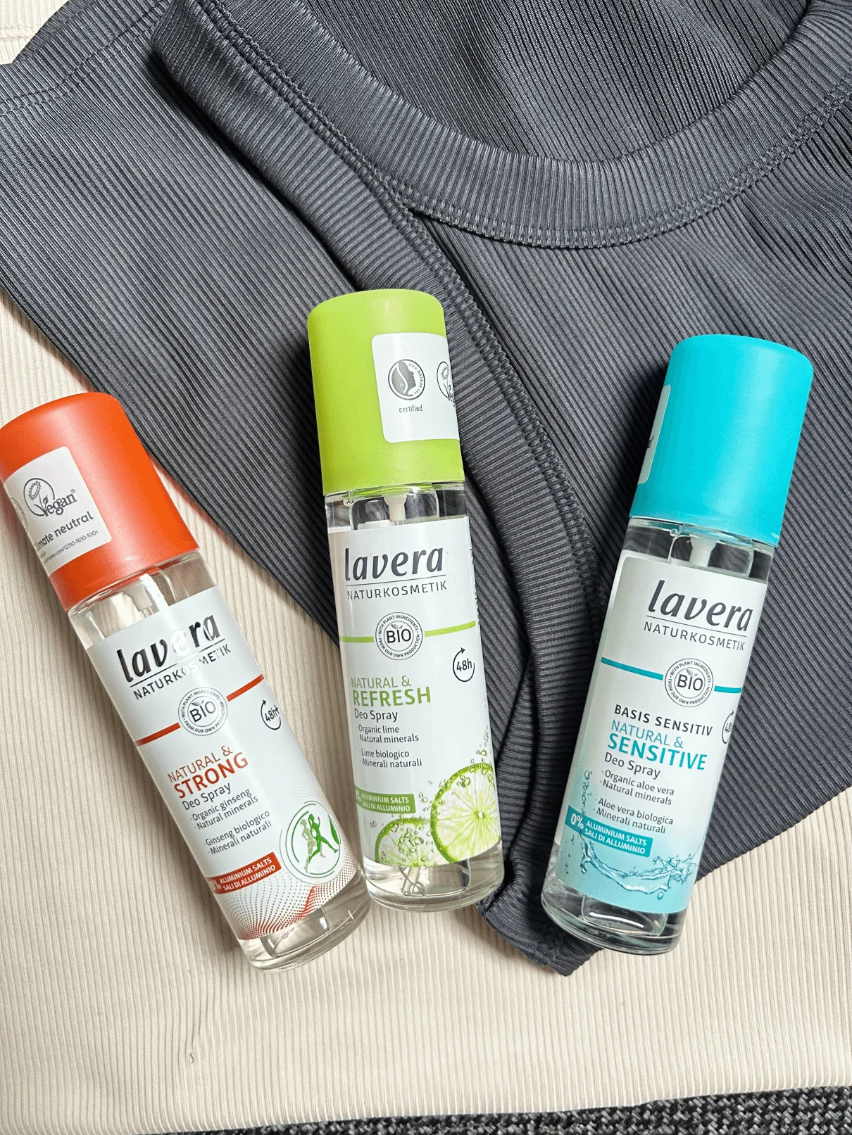 Lavera Dezodorant w sprayu Refresh - limonkowy (75 ml) - ochrona do 48 godzin