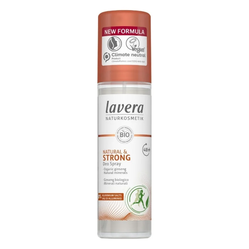 Lavera Dezodorant w sprayu Strong (75 ml) – ochrona do 48 godzin