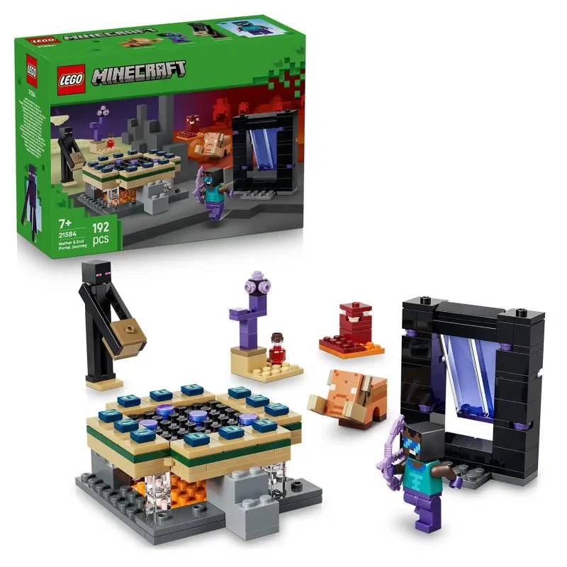 Minecraft® 21584 Podróż przez portal do Netheru i Endu