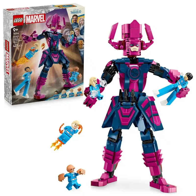 ǀ Marvel 76316 Fantastyczna Czwórka vs. składana figurka Galactusa