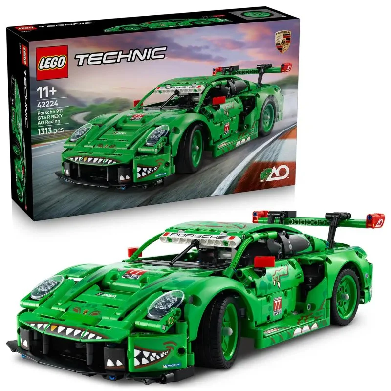 Technic 42224 Samochód Porsche 911 GT3 R REXY AO Racing
