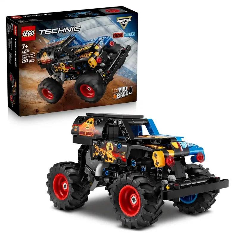 Technic 42219 Monster Jam™ Grave Digger™ Ogień i lód