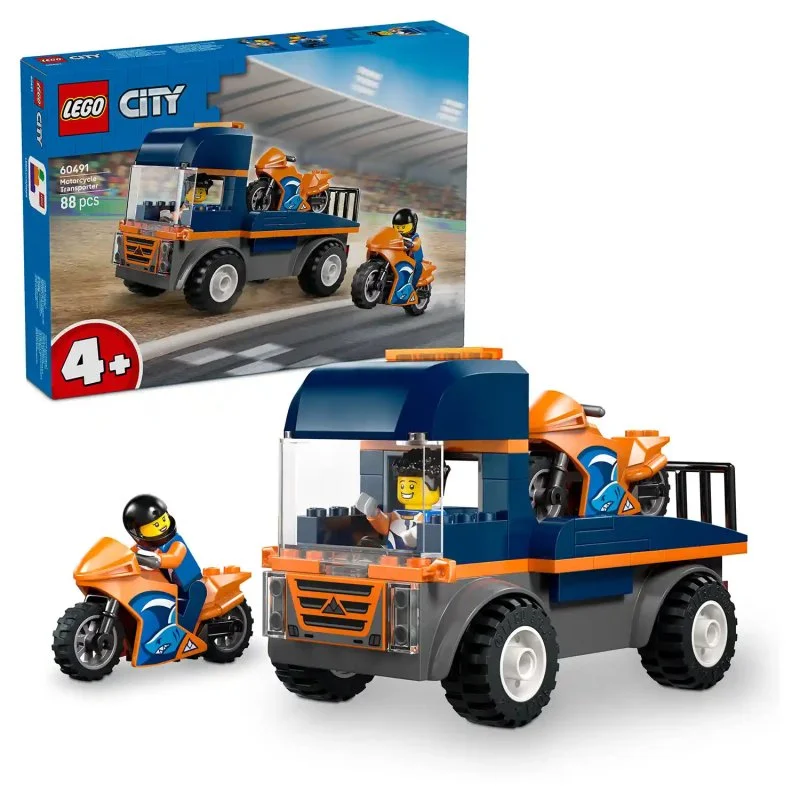 City 60491 Ciężarówka do transportu motocykli