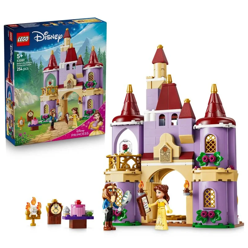 Disney 43289 Piękna i Bestia: Zaczarowany zamek