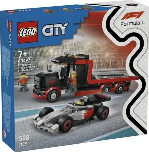 LEGO® City 60493 Pokazowa ciężarówka F1® z samochodem wyścigowym Audi F1®