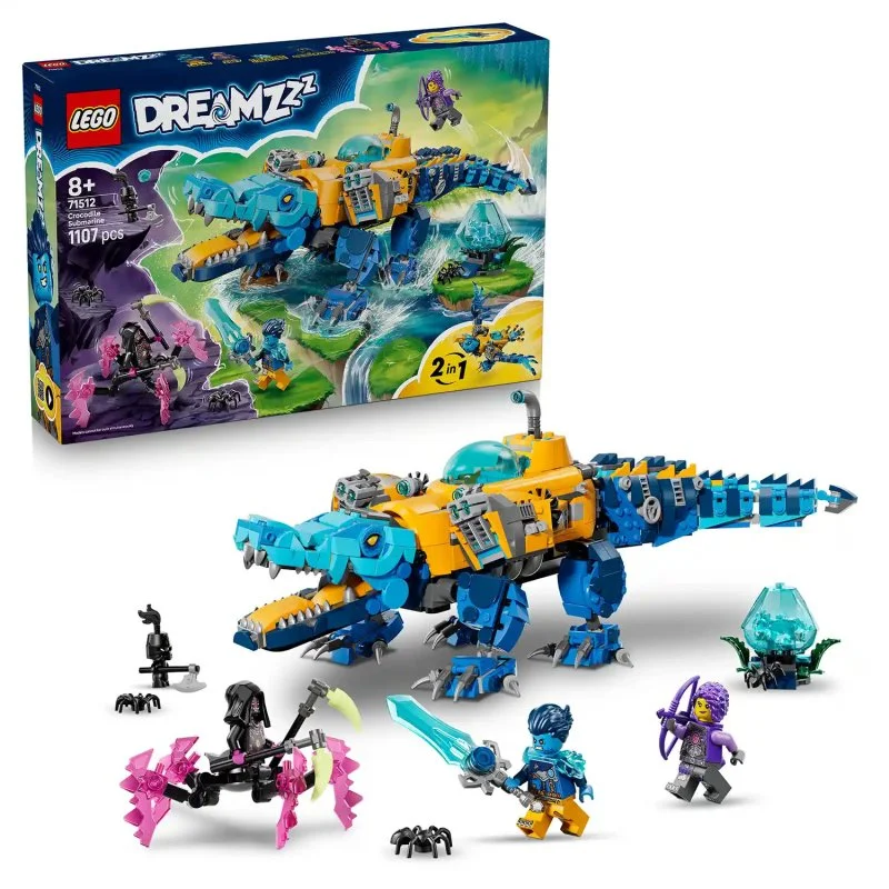 DREAMZzz™ 71512 Krokodylowa łódź podwodna