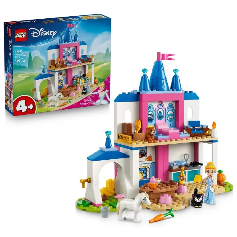 Disney 43283 Zamek Kopciuszka i jej zwierzęcy przyjaciele