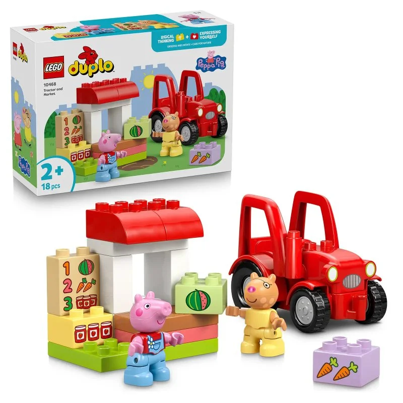 DUPLO® 10468 Traktor i targowisko