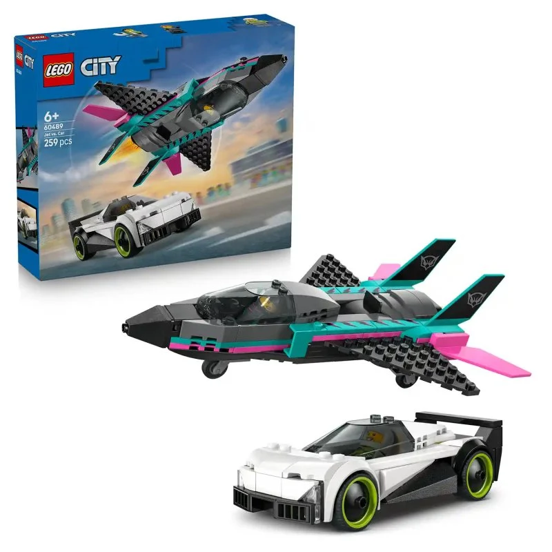 City 60489 Odrzutowiec vs. samochód