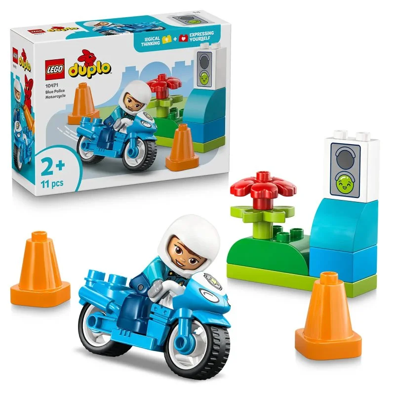 DUPLO® 10471 Niebieski policyjny motocykl