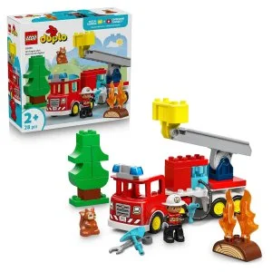LEGO® DUPLO® 10473 Wóz strażacki z wężem i strażakiem