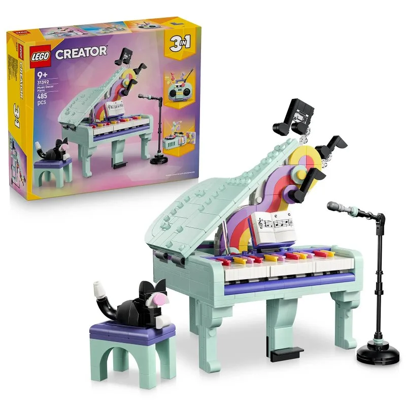 Creator 31392 Muzyczna dekoracja: Fortepian z kotem
