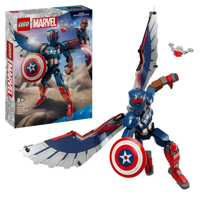 Marvel 76296 Figurka do zbudowania: Nowy Kapitan Ameryka
