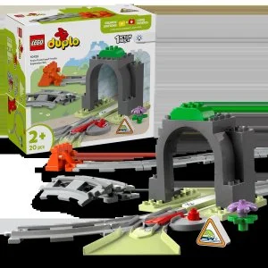 LEGO® DUPLO® 10425 Tunel kolejowy i tory – zestaw rozszerzający