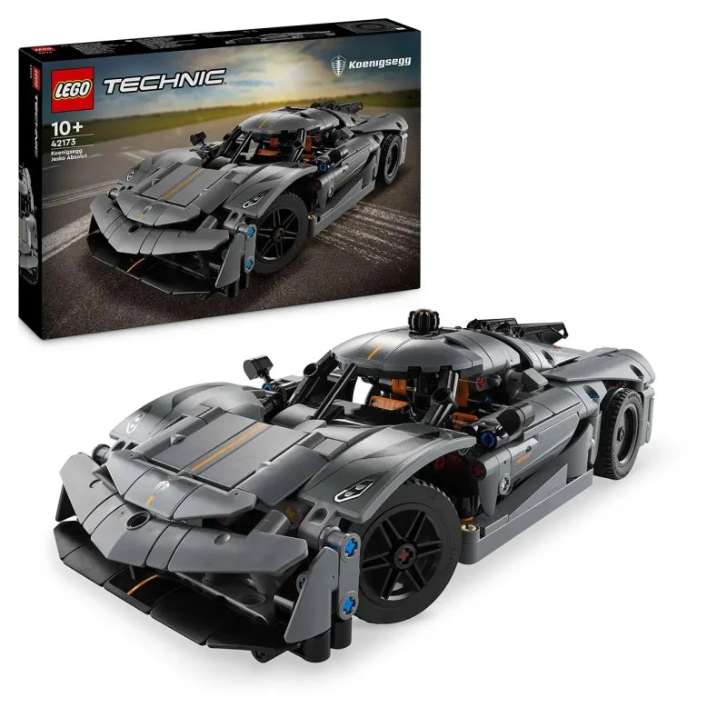 Technic 42173 Szary hipersamochód Koenigsegg Jesko Absolut