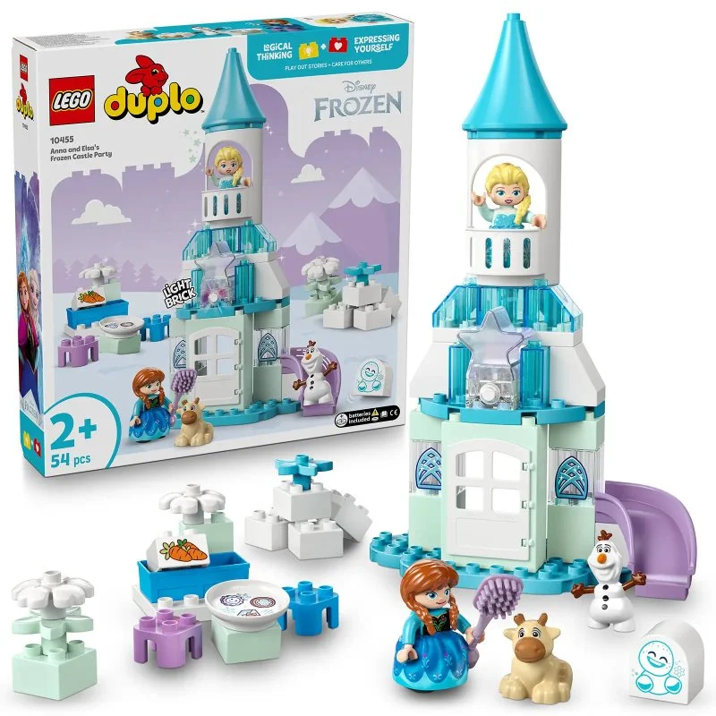 DUPLO® ǀ Disney 10455 Kraina Lodu: Anna i Elsa – przyjęcie na zamku