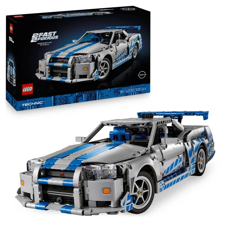 Technic 42210 2 Fast 2 Furious Samochód Nissan Skyline GT-R (R34)