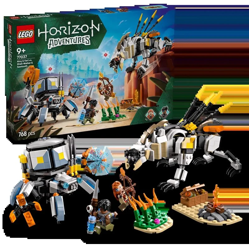 Horizon Adventures™ 77037 Aloy i Varl vs. Shell-Walker i Sawtooth