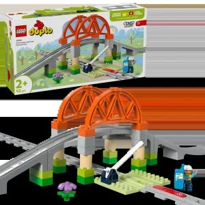 LEGO® DUPLO® 10426 Most kolejowy i tory – zestaw rozszerzający