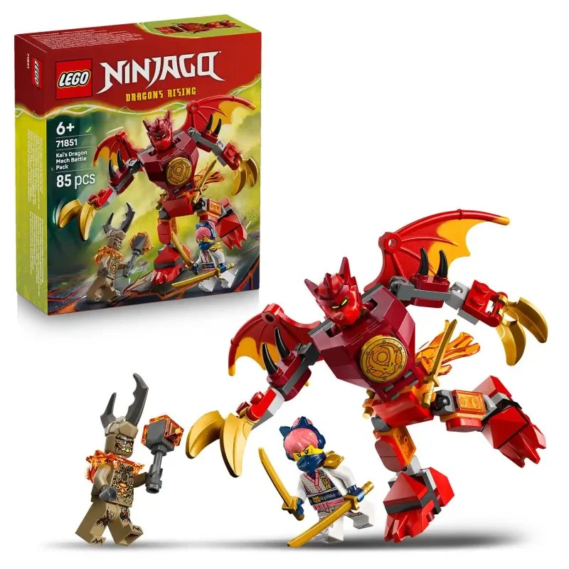 NINJAGO® 71851 Pakiet bitewny Kaia ze smoczym strojem