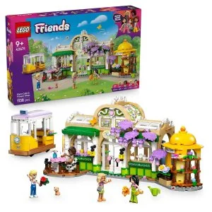 LEGO® Friends 42671 Kawiarnia pełna roślin i kwiaciarnia