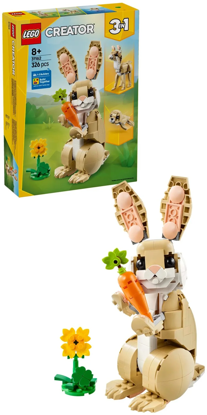 Creator 3 w 1 31162 Uroczy króliczek