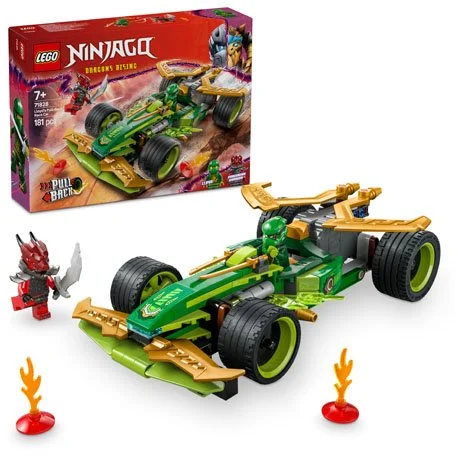 NINJAGO® 71828 Samochód wyścigowy Lloyda z napędem naciągowym