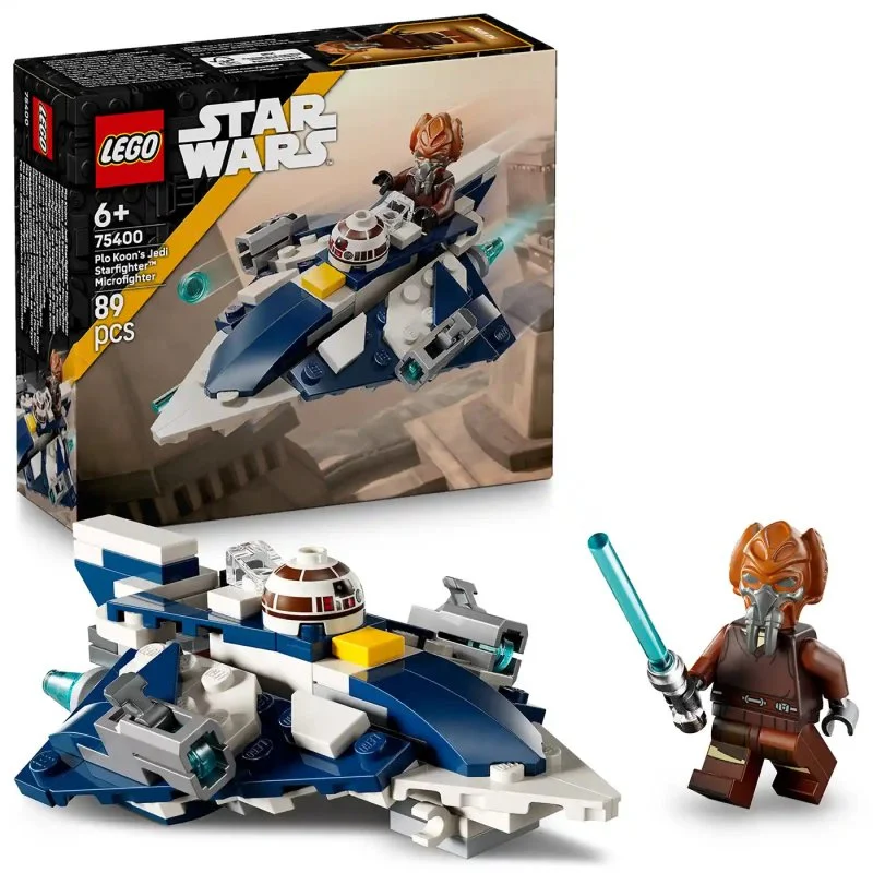 Star Wars™ 75400 Plo Koon i jego mikromyśliwiec Jedi