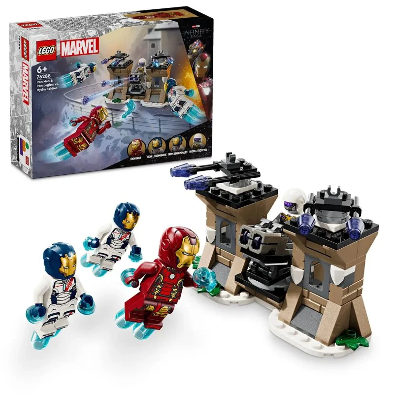 Marvel 76288 Iron Man i Żelazny Legion vs. żołnierz Hydry