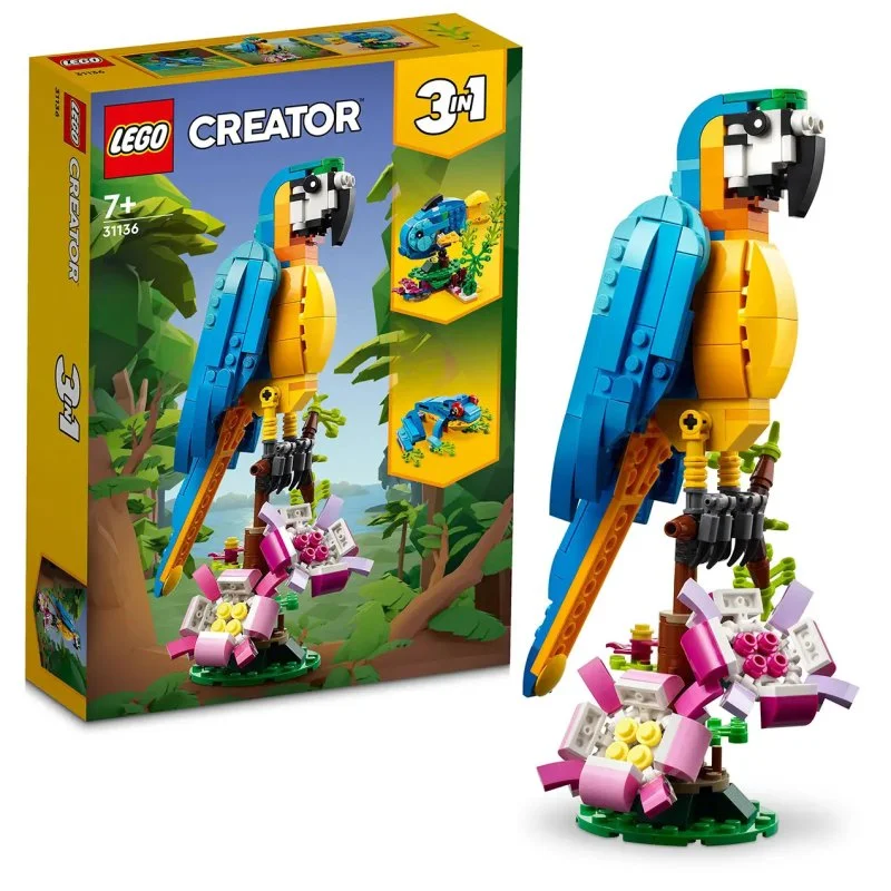 Creator 3 w 1 31136 Egzotyczna papuga