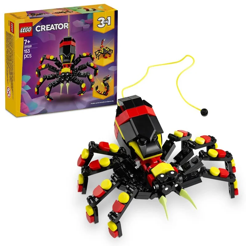 Creator 3 w 1 31159 Dzikie zwierzęta: zaskakujący pająk