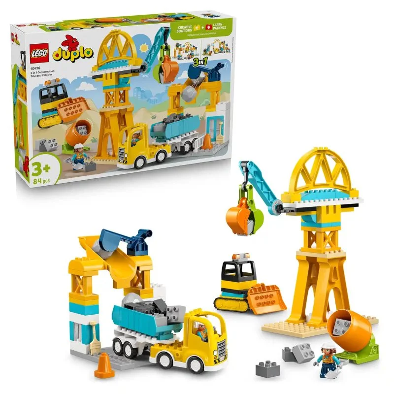 DUPLO® 10476 Plac budowy i pojazdy 3 w 1
