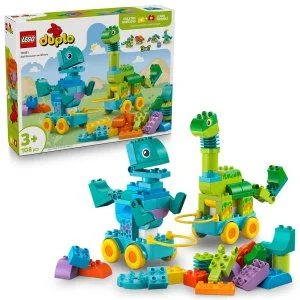 LEGO® DUPLO® 10451 3 w 1: Dinozaury na kółkach