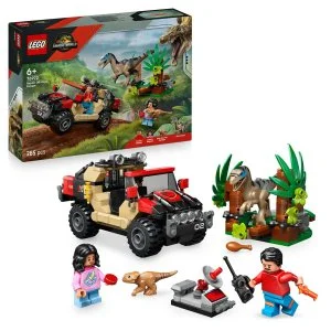 LEGO® Jurassic World 76972 Ucieczka przed raptorem w terenowym samochodzie