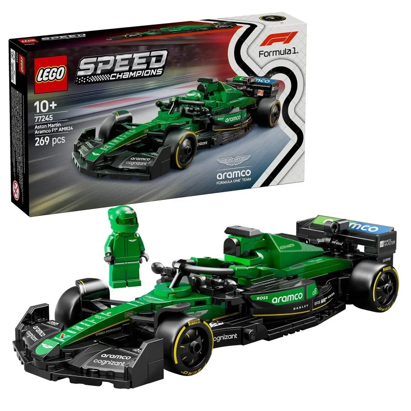 Speed Champions 77245 Samochód wyścigowy Aston Martin Aramco F1® AMR24