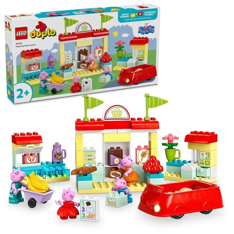 DUPLO® Świnka Peppa 10434 Świnka Peppa i supermarket